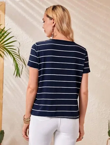 Blusa para dama diseño a rayas