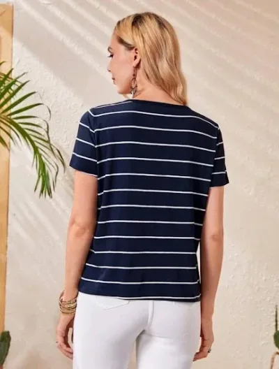 Blusa para dama diseño a rayas