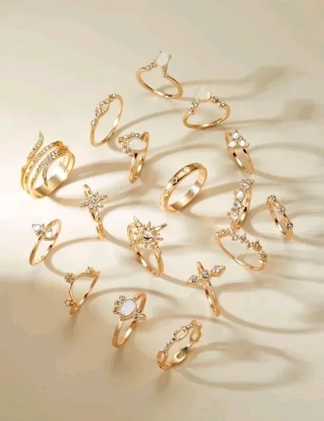 Set de anillos para dama