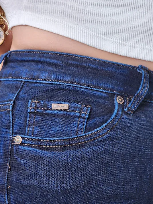 Jeans Hummer para dama color azul oscuro 2336R
