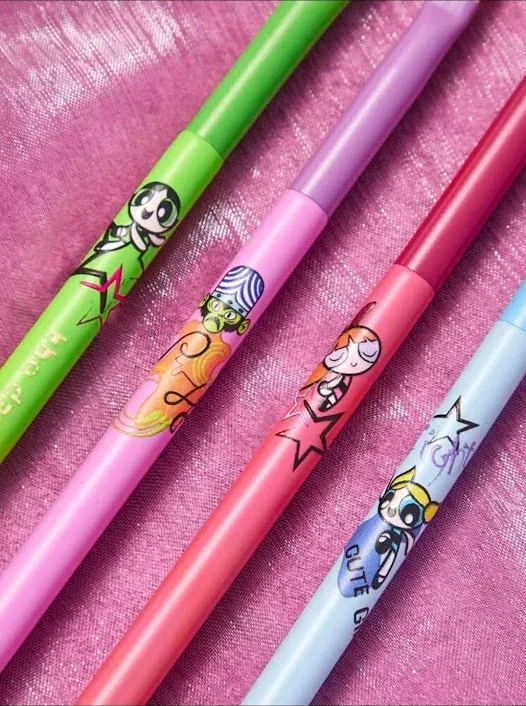 Set de brochas de maquillaje con estuche de Las chicas superpoderosas