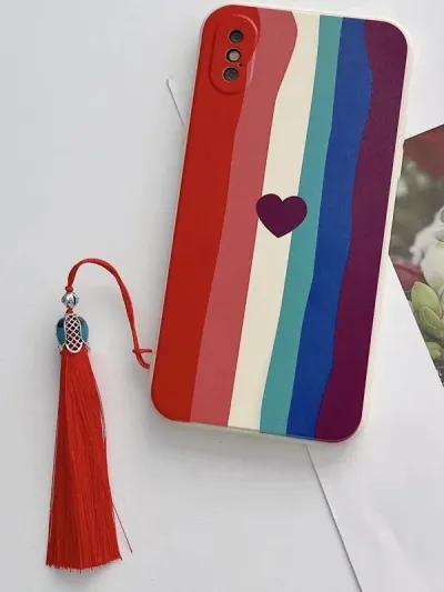 Funda para celular multicolor con diseño abstracto
