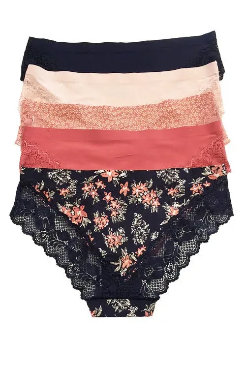 Set de bragas para dama multicolor