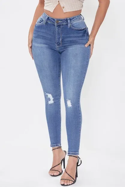 Jeans YMI para dama color azul M1862