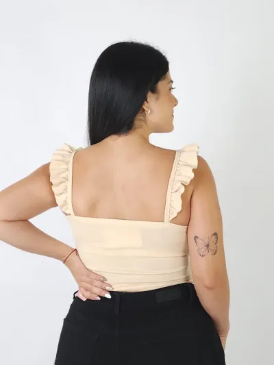 Blusa para dama color beige