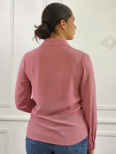 Set de blusas para dama color Palo Rosa