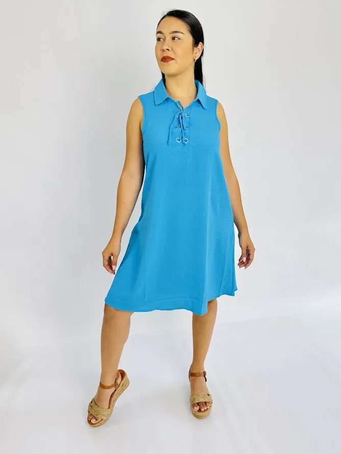 Vestido color Celeste para Dama