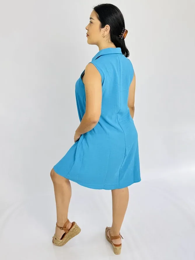 Vestido color Celeste para Dama