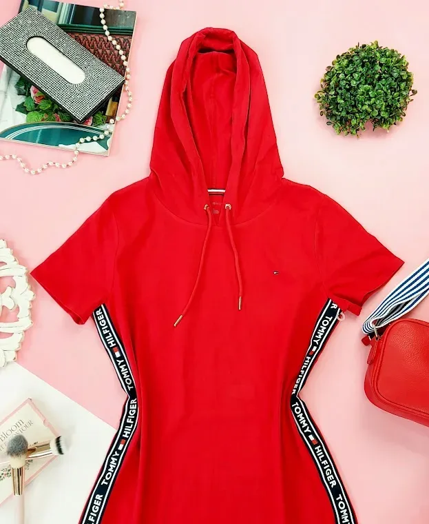 VestidoTommy Hilfiger para dama color rojo