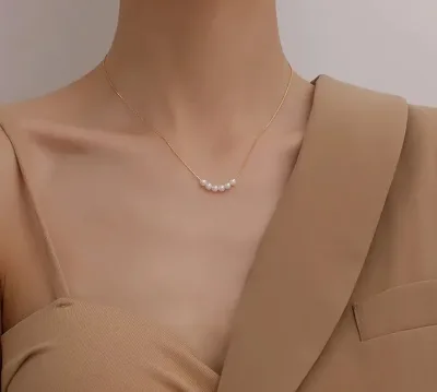 Collar de acero de titanio y acero inoxidable