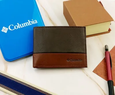 Billetera Columbia para caballero color café