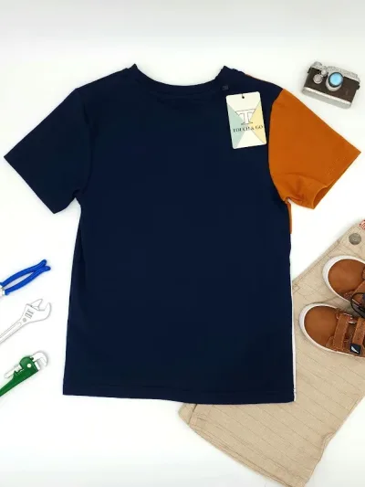 Camiseta Touch and go para niño multicolor