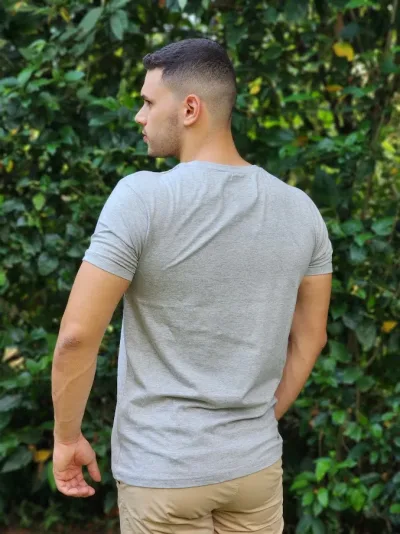 Camiseta para caballero Estivaneli color gris