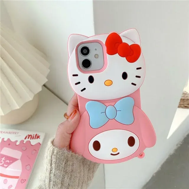 Funda para celular con diseño de Hello Kitty