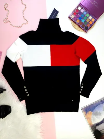 Sueter Tommy Hilfiger para dama color negro