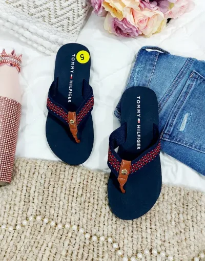 Sandalias Tommy Hilfiger para dama color azul