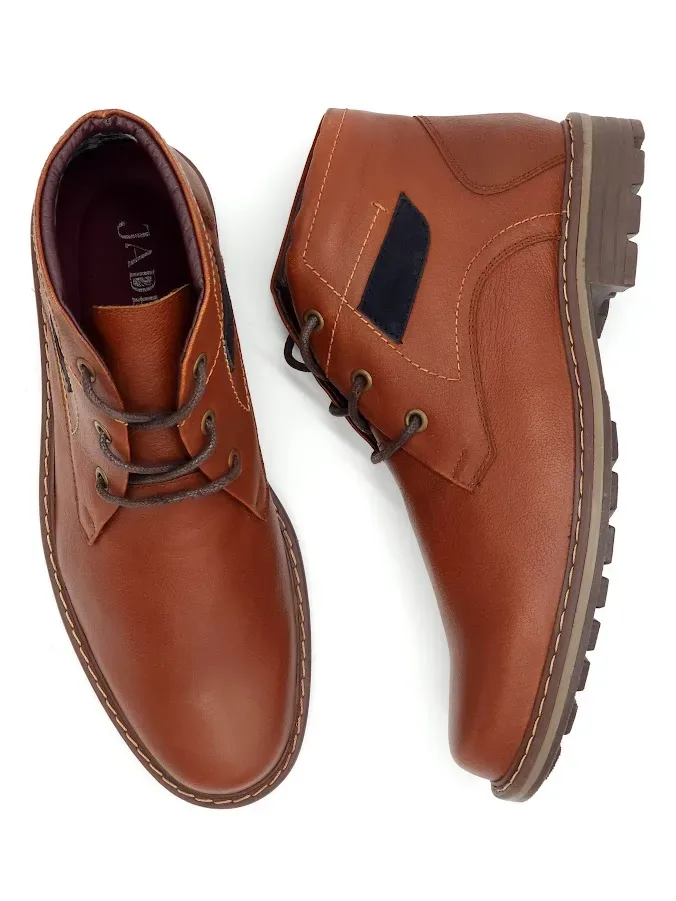 Zapato Colombiano para caballero coñac 0436-2