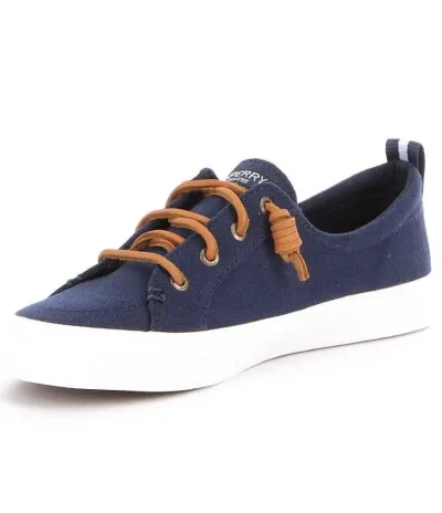 Tenis Sperry para dama color azul Crest Vibe Linen Navy