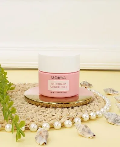 Crema de escualano de colágeno de rosa MOIRA