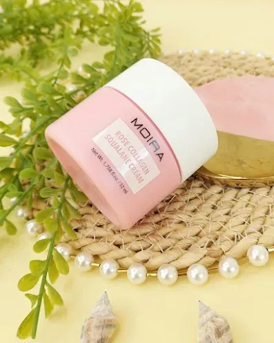 Crema de escualano de colágeno de rosa MOIRA