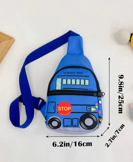 Bolso cruzado para niños diseño animado