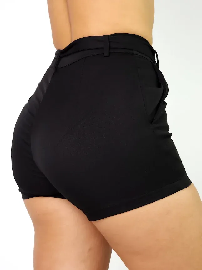 Short para dama color negro