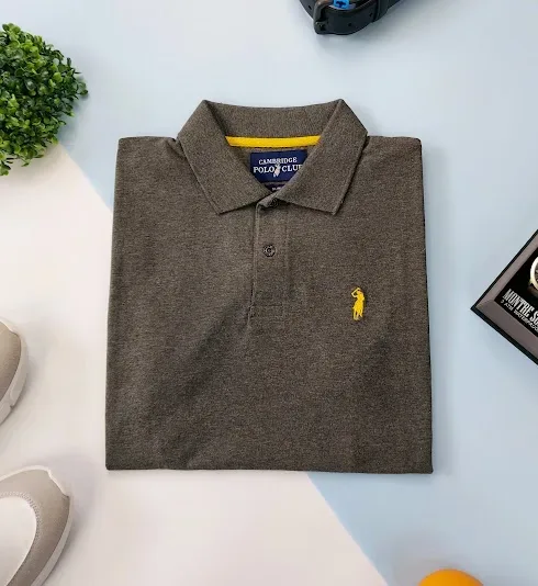 Camiseta Cambrige Polo Club para caballero color gris oscuro