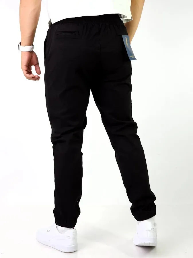Jogger Cambridge Polo Club para caballero color negro
