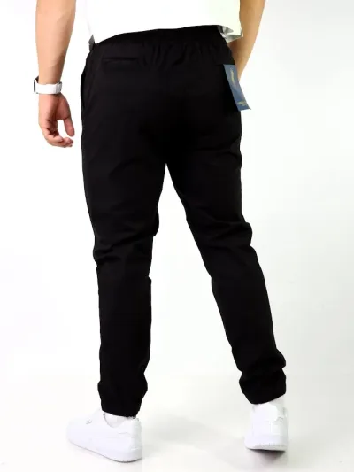 Jogger Cambridge Polo Club para caballero color negro