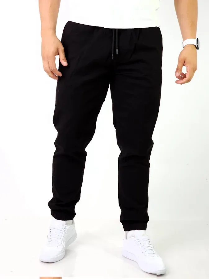 Jogger Cambridge Polo Club para caballero color negro