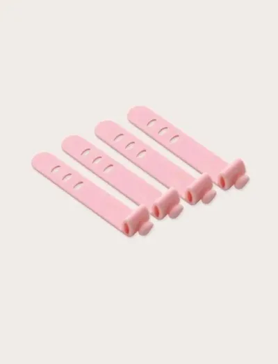 Organizador de cable color rosa