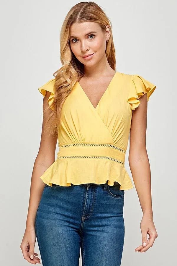 Blusa Milk & Honey para dama color amarillo
