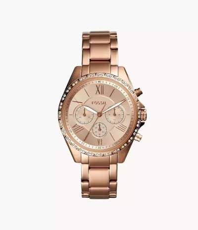 Reloj Fossil color oro rosa para dama