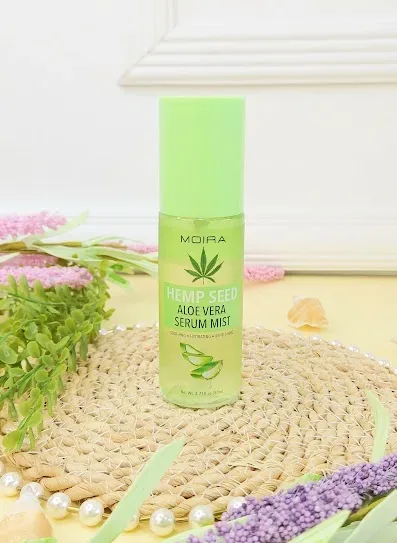 Suero serum mist  de semilla de cáñamo de Aloe vera MOIRA