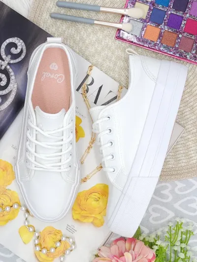 Tenis Coral para dama Peony White Pu