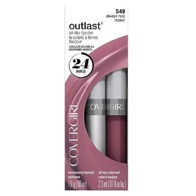 Labial Covergirl Outlast All-Day, 549 Always Rosy Roseur.