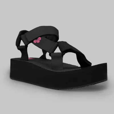 Sandalias Coral CLIFF 4 BLACK TEX para dama