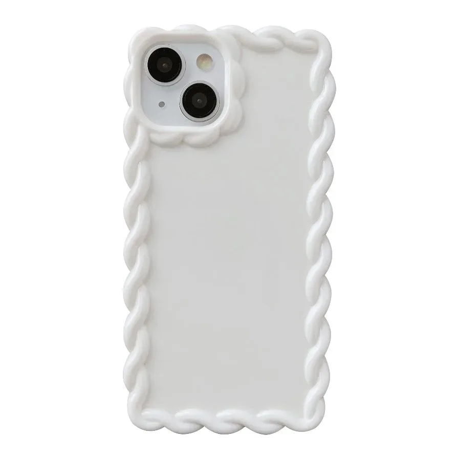 Funda para celular color blanco