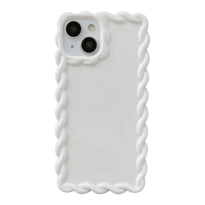 Funda para celular color blanco