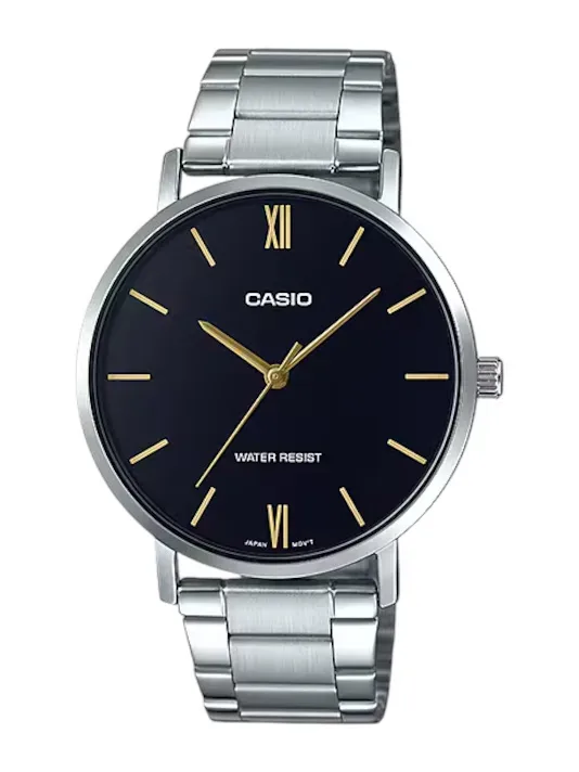 Reloj Casio para caballero MTP-VT01D-1BUDF COLOR PLATEADO