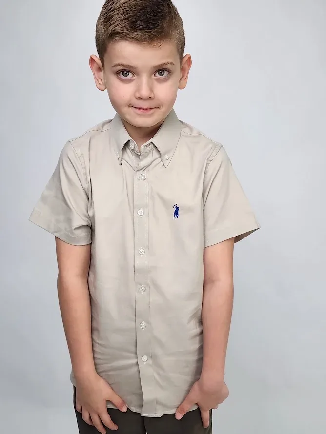 Camisa Cambridge polo para Niño