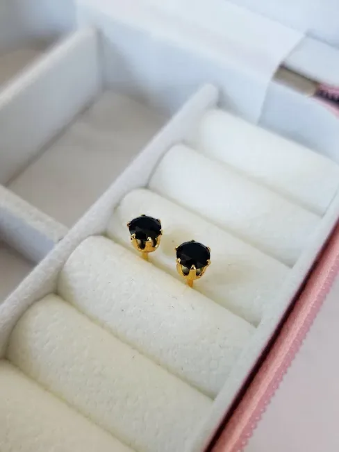 Aretes para dama de acero inoxidable
