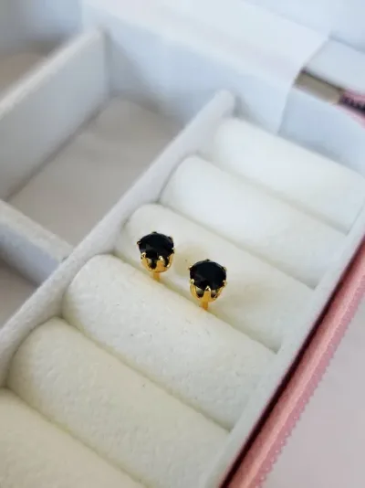 Aretes para dama de acero inoxidable