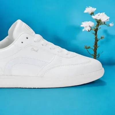 Tenis Coral Emporia All White para dama