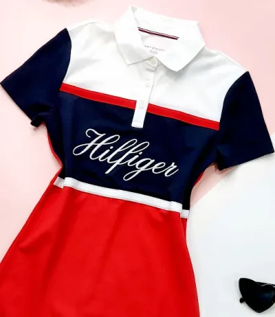 Vestido Tommy hilfiger  para dama diseño a rayas
