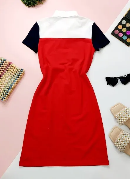Vestido Tommy hilfiger  para dama diseño a rayas