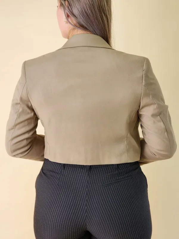 Blazer Estivaneli para dama AVCW-63844 COLOR CAFE