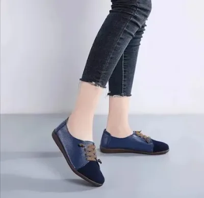 Zapatillas para dama color azul