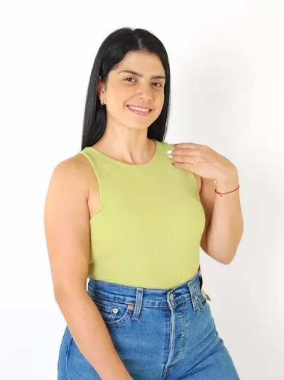 Blusa para dama color verde