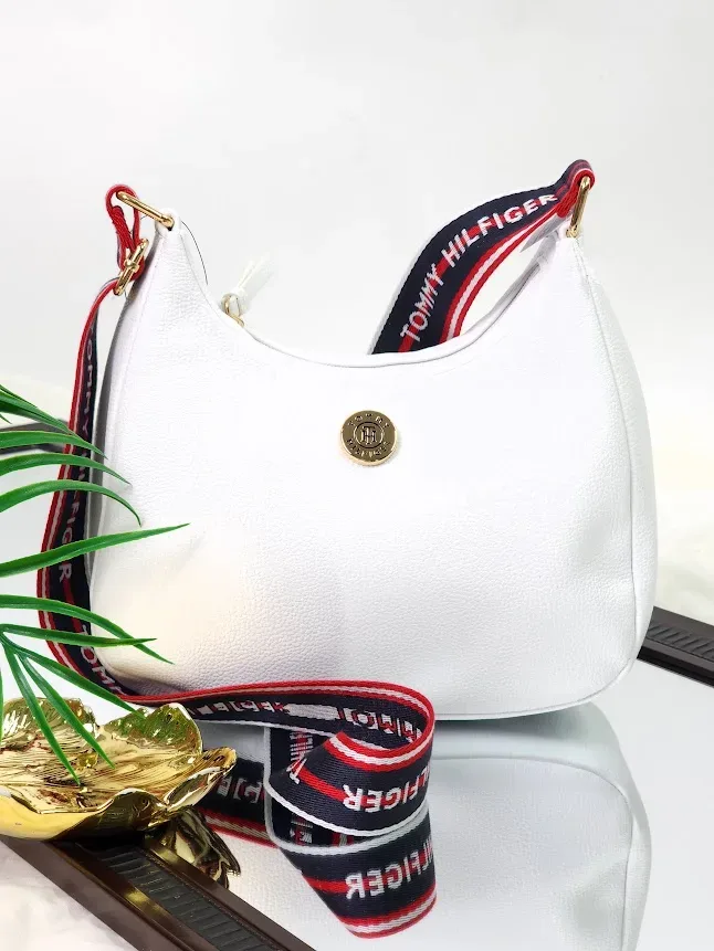 Bolso Tommy Hilfiger para dama color blanco